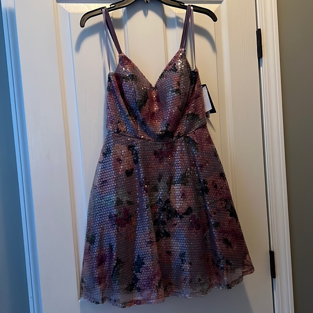 Cute NEW City Studio Prom Juniors/teenager Dress, 7, Purple Spring/Summer